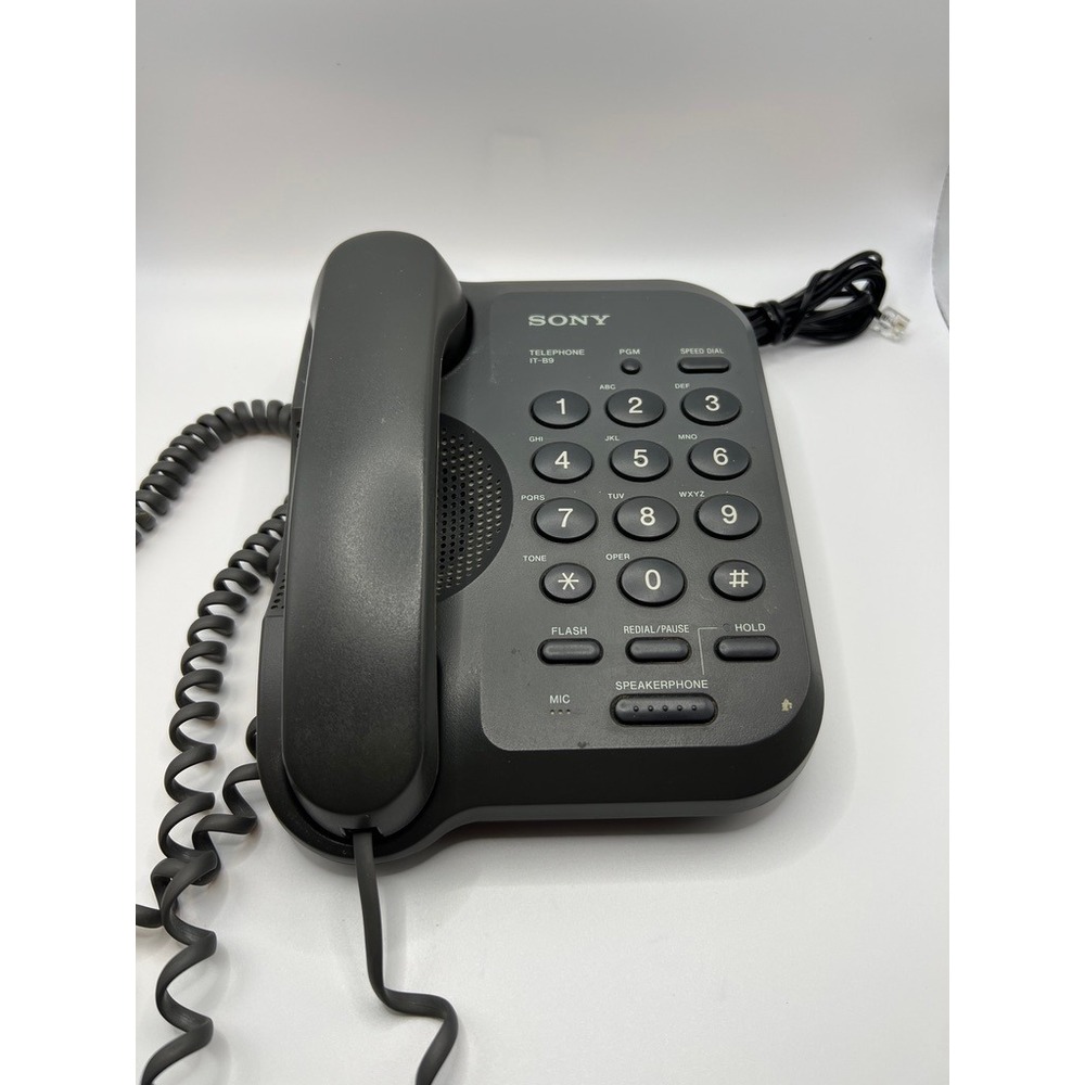 Sony Home Telephone - IT-B9 Corded - Speakerphone - Wall Mountable - Desk - 90s